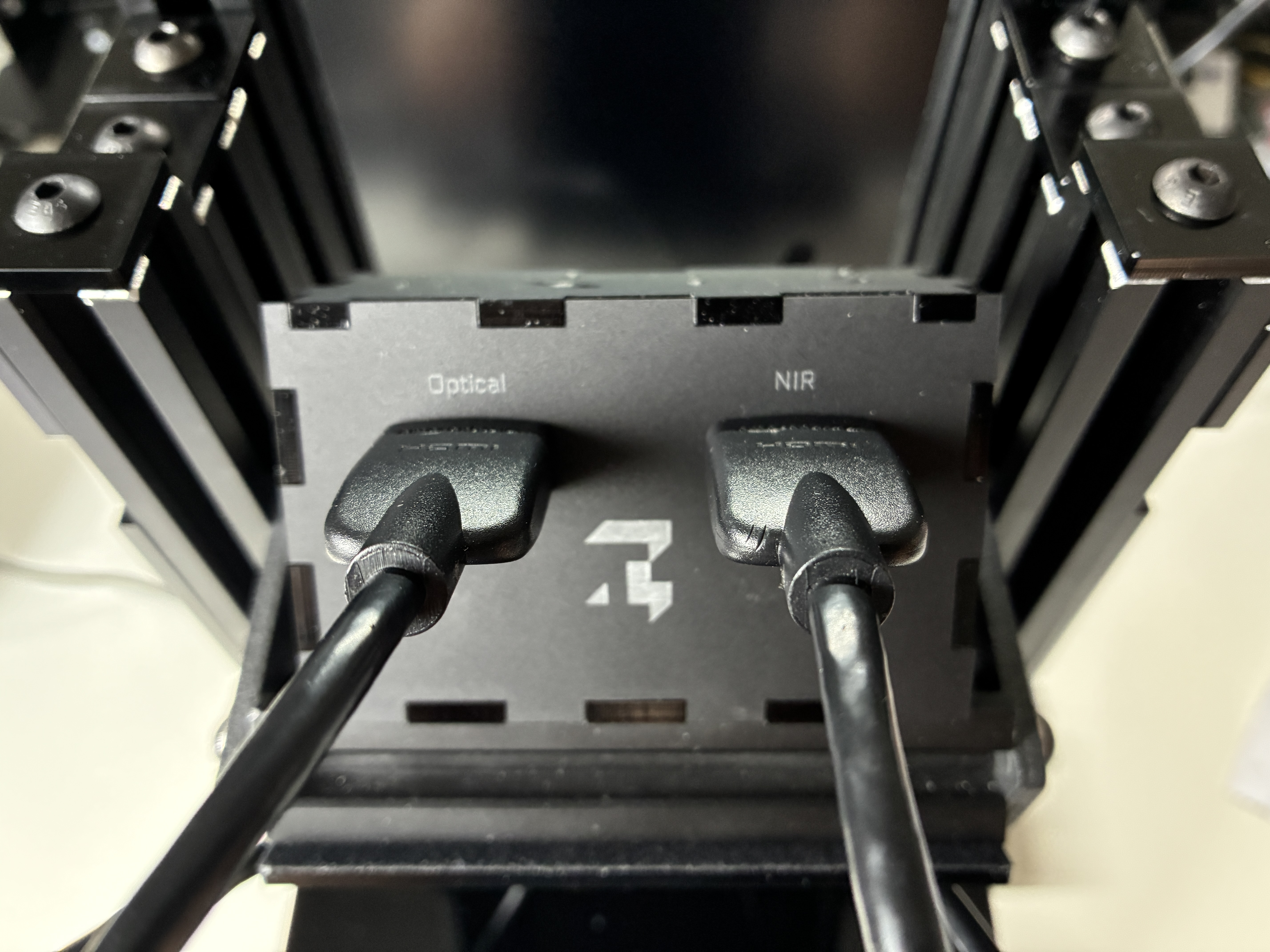 Image of camera cables on camera unit