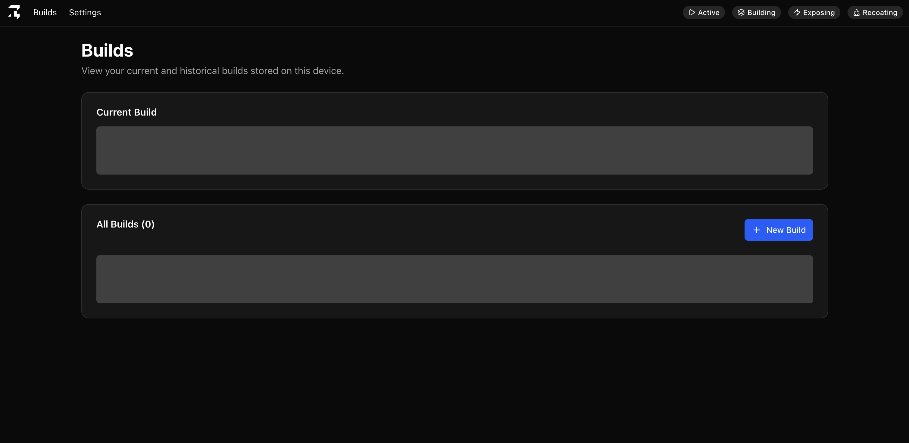 Dashboard loading