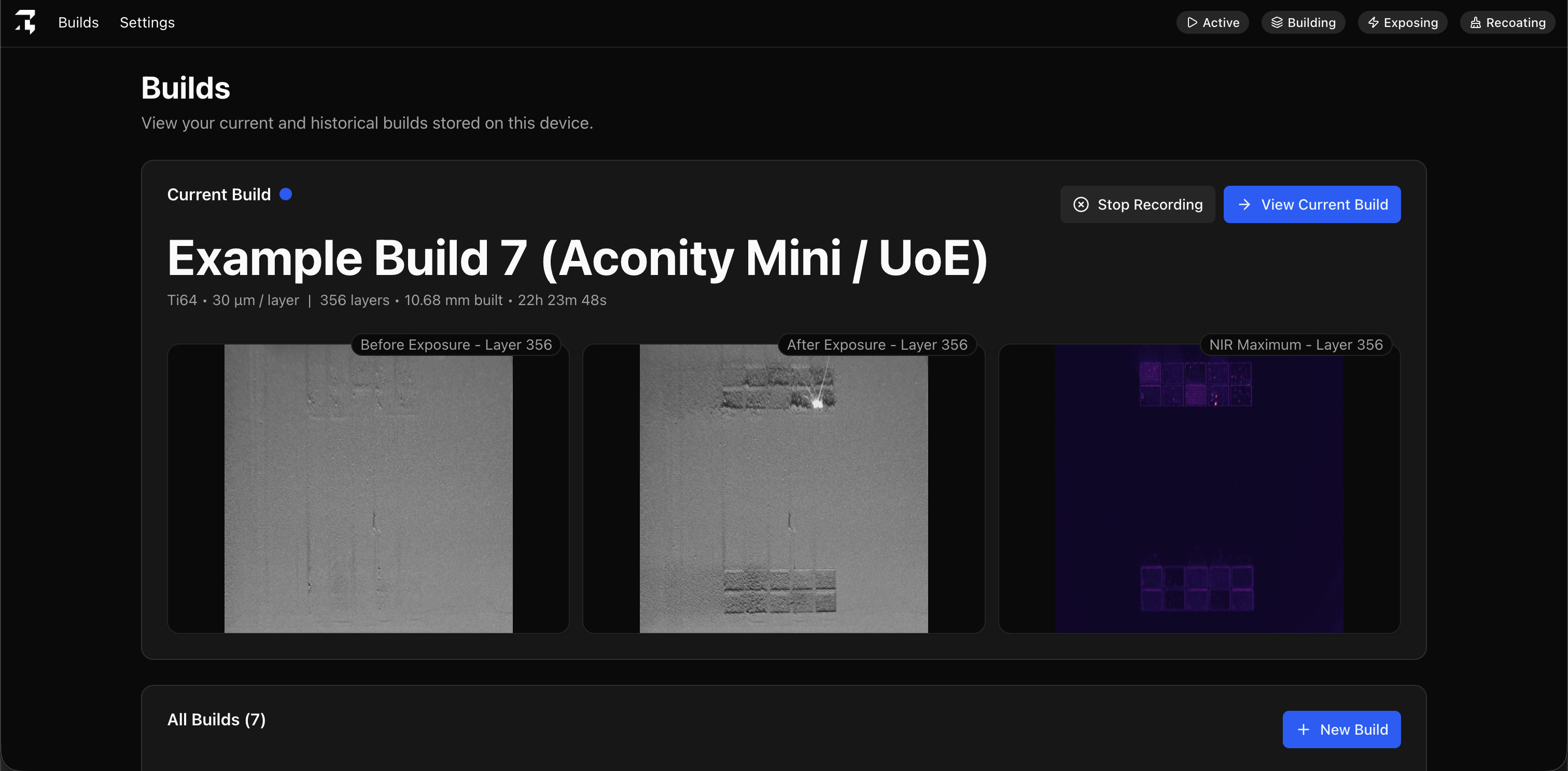 View build homepage